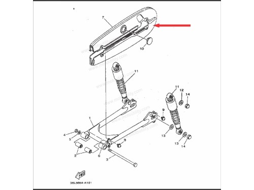 Rx 135 chain cover on sale